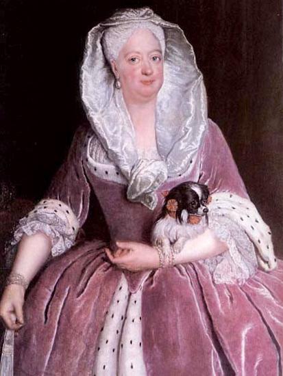 antoine pesne Portrait of Sophie Dorothea von Preuben oil painting image